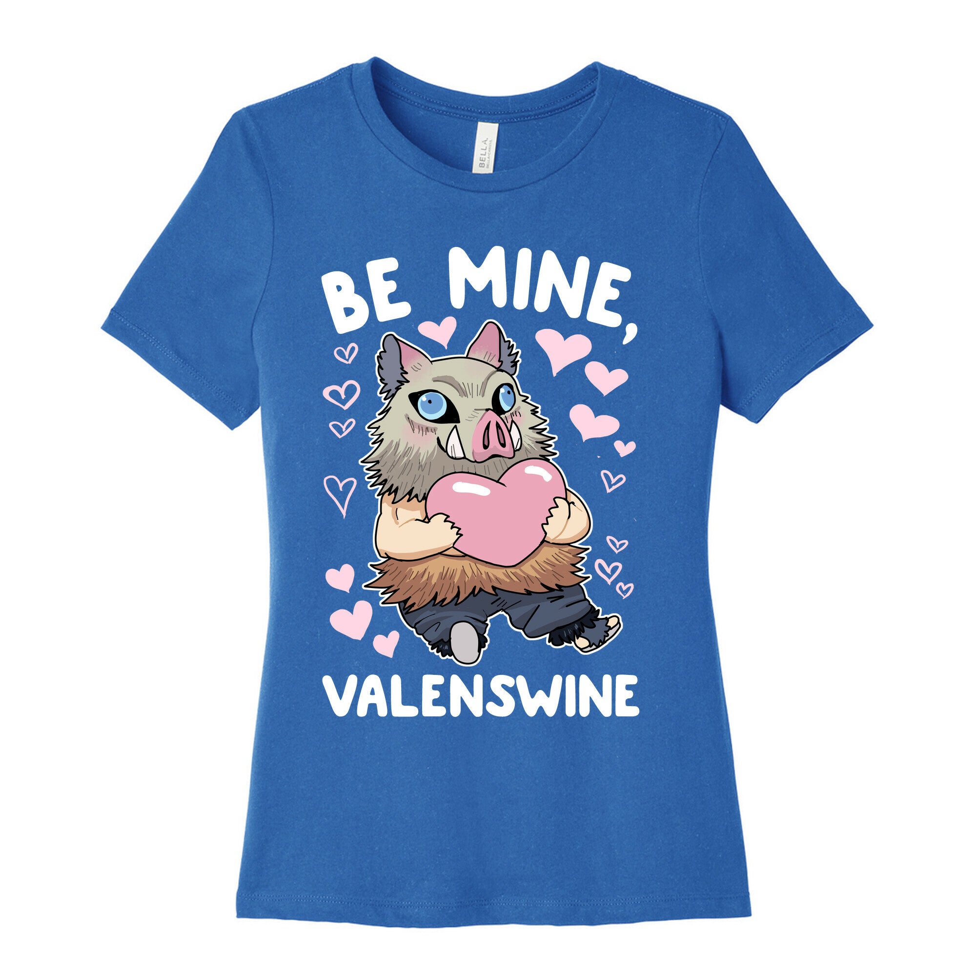 Be Mine, Valenswine Women's Cotton Tee